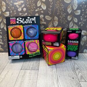 NEEDOH LOT Color change, Teenie Swirl pack, Cool Cats and Teenie Funky Pup pack